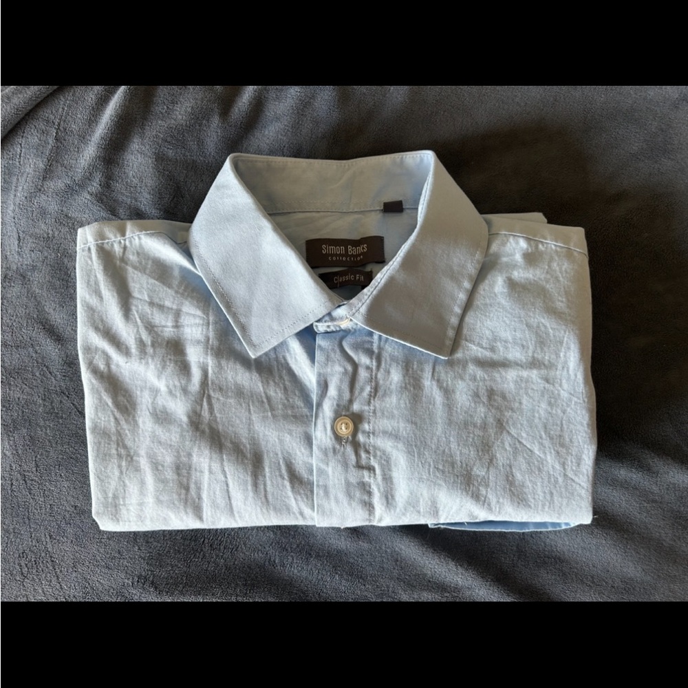 Simon Banks button down dress shirt